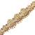 Gold plated rani pink green faux ruby faux emerald studded belly chain kamarbandh ethnic jewellery for women