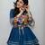 Elegant Blue Navratri Special Lehenga Choli