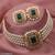 Indian bollywood gold plated kundan choker bridal necklace earrings jewelry set