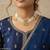 Indian bollywood gold plated kundan choker bridal necklace earrings jewelry set