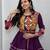 Elegant Purple Navratri Special Lehenga Choli