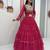 Pink Bandhni Printed Lehenga Choli Coord Set Red Color