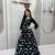 Black Cotton Ribbon Work Navaratri Lehenga Choli