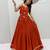 Orange Navaratri Wear Cotton Lehenga Choli with Mirror And Codi Work