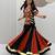 Black Cotton Navratri Special Lehenga Choli