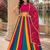 Multicolor Pure Cotton Navratri Lehenga Choli with Vintage Dupatta