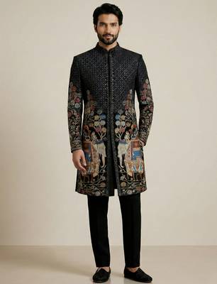 Designer indo western dreses for men 4