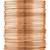 Rose gold plated metal bangles fashion jewellery for women (size: 2.4 inch)