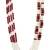 Gold plated crystal & beads studded maroon white necklace mala sherwani groom's haar ethnic jewellery for men