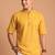 Multicolor printed cotton blend half sleeves short kurta for men