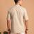 Multicolor printed cotton blend half sleeves short kurta for men