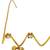 Gold plated pearl floral facelet for women | bridal traditional face jewelry