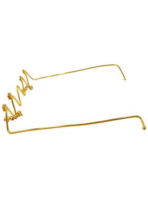 Gold plated pearl floral facelet for women | bridal traditional face jewelry 5