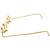 Gold plated pearl floral facelet for women | bridal traditional face jewelry