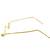 Gold plated pearl floral facelet for women | bridal traditional face jewelry