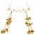 Gold plated pearl floral facelet for women | bridal traditional face jewelry