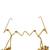 Gold plated pearl floral facelet for women | bridal traditional face jewelry