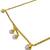 Gold plated pearl floral facelet for women | bridal traditional face jewelry