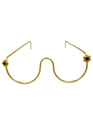 Gold plated pearl floral facelet for women | bridal traditional face jewelry 3