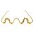 Gold plated pearl floral facelet for women | bridal traditional face jewelry