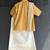 Beige cotton silk mundu shirt set