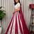 White Roman SilkBlend Navratri Lehenga Choli with Georgette Dupatta
