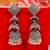 OXIDISED SILVER LOOK DOUBLE DECKER JHUMKA'S
