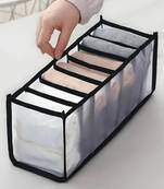   undergarments cloth organizers drawer mesh foldable for storing  brown