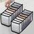   undergarments cloth organizers drawer mesh foldable for storing  brown