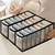   undergarments cloth organizers drawer mesh foldable for storing  brown