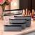  cosmetic makeup kit travel bag pouch  pencil lipstick holder, toiletry bags for women & men set of 4 (black)