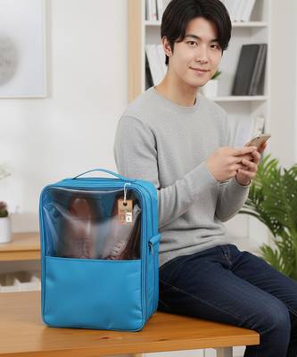  travel shoe bags multipurpose portable travelling shoe holder storage bag footwear organiser pouch (sky) 2