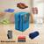  travel shoe bags multipurpose portable travelling shoe holder storage bag footwear organiser pouch (sky)