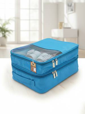  travel shoe bags multipurpose portable travelling shoe holder storage bag footwear organiser pouch (sky) 4