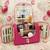  nylon pink hanging travel toiletry bag makeup storage vanity cosmetic hygiene bag organizer jewellery pouch