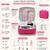  makeup storage box cosmetic vanity toiletry necklace travel organizer jewellery pouch for women (pink)