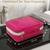  makeup storage box cosmetic vanity toiletry necklace travel organizer jewellery pouch for women (pink)