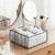  storage organizer for bra clothes mesh almirah wardrobe storage   grey