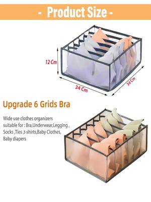  storage organizer for bra clothes mesh almirah wardrobe storage  5