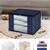   garment storage bag wardrobe bag underbed cloth organizer, storage box for clothes saree bags blue