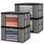  garment storage bag wardrobe bag underbed cloth organizer, storage box for clothes saree bags grey