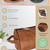 Leather Cosmetic & Toiletry Travel Organizer Pouch Set of 2
