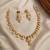 Indian bollywood gold plated kundan choker bridal necklace earrings jewelry set