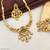 Indian bollywood gold plated kundan choker bridal necklace earrings jewelry set