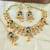Indian bollywood gold plated kundan choker bridal necklace earrings jewelry set