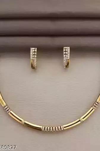 Indian bollywood gold plated kundan choker bridal necklace earrings jewelry set