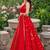 RED EMBROIDERED & MIRROR  ART SILK DESIGNER LEHENGA CHOLI SET FOR WOMEN'S