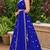 LIGHT BLUE EMBROIDERED & MIRROR ART SILK DESIGNER LEHENGA CHOLI SET FOR WOMEN'S