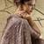 Mauve designer velvet satin embroidered saree with heavy blouse