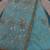 Sky blue designer net beads embroidery saree with unstitched blouse